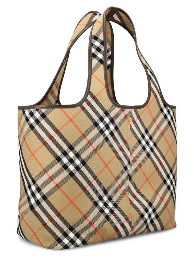Burberry Check Medium Tote Bag Sand