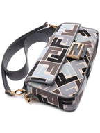 Fendi Baguette FF Embroider Shoulder Bag