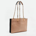 Chloe Tricolor Leather Carey Tote