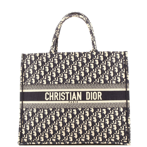 Dior Book Tote Oblique Canvas Large