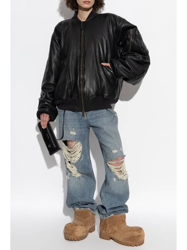 Balenciaga Women s Bomber Jacket Balenciaga Soft Leather