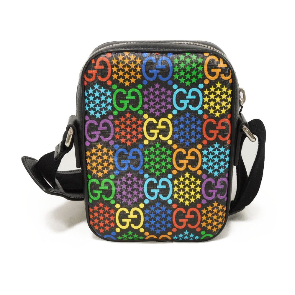 Gucci GG Psychedelic Mini Messenger Bag GG Psychedelic Canvas Shoulder Bag