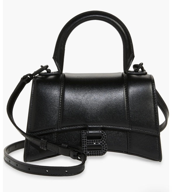 Balenciaga X Small Hourglass Bag with Rhinestone
