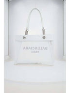 Balenciaga Duty Free Medium Tote Bag White