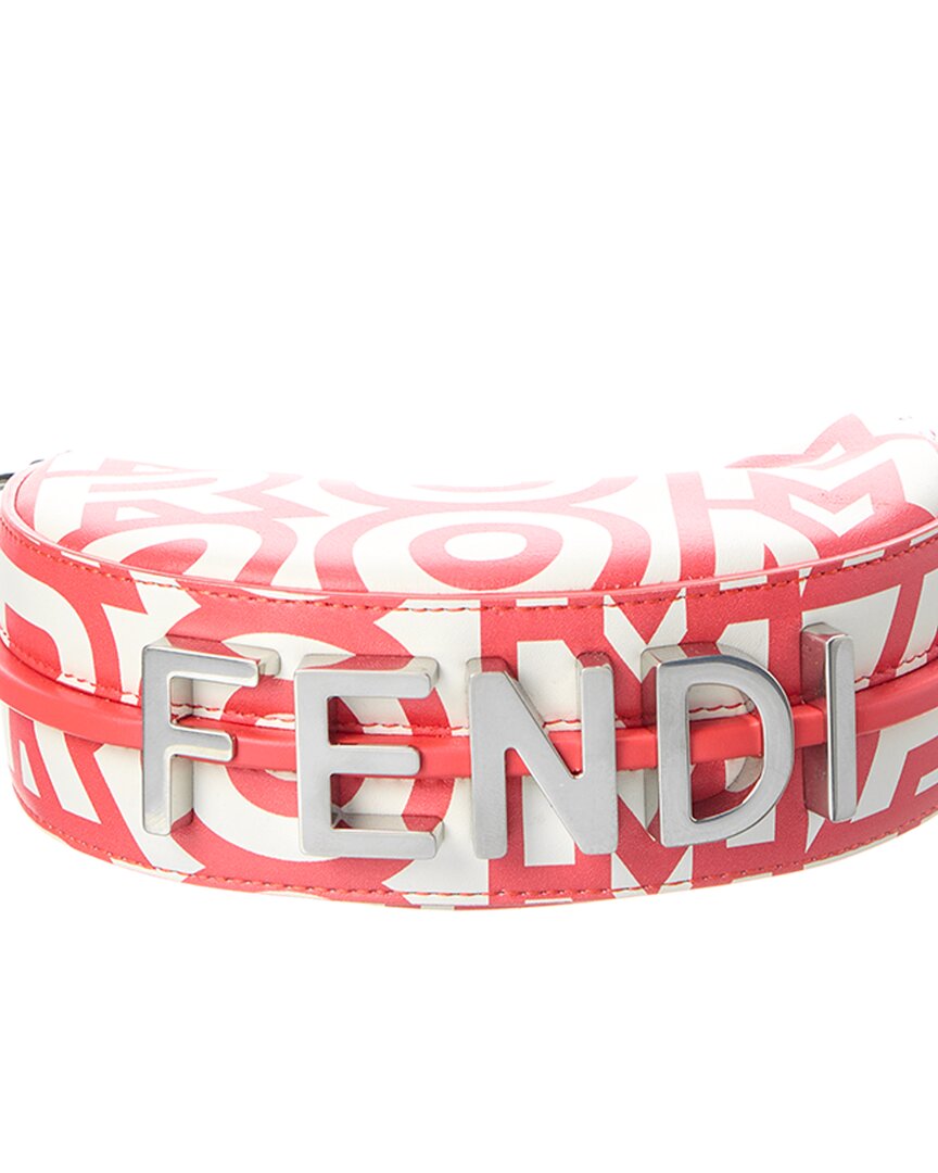 FENDI Fendigraphy Nano Leather Bag Charm