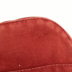 HERMES Set of 2 Bolide Pouch MM & Mini Canvas Leather Ivory Red