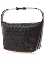 Bottega Veneta Intrecciato Small Leather Shoulder Bag Brown