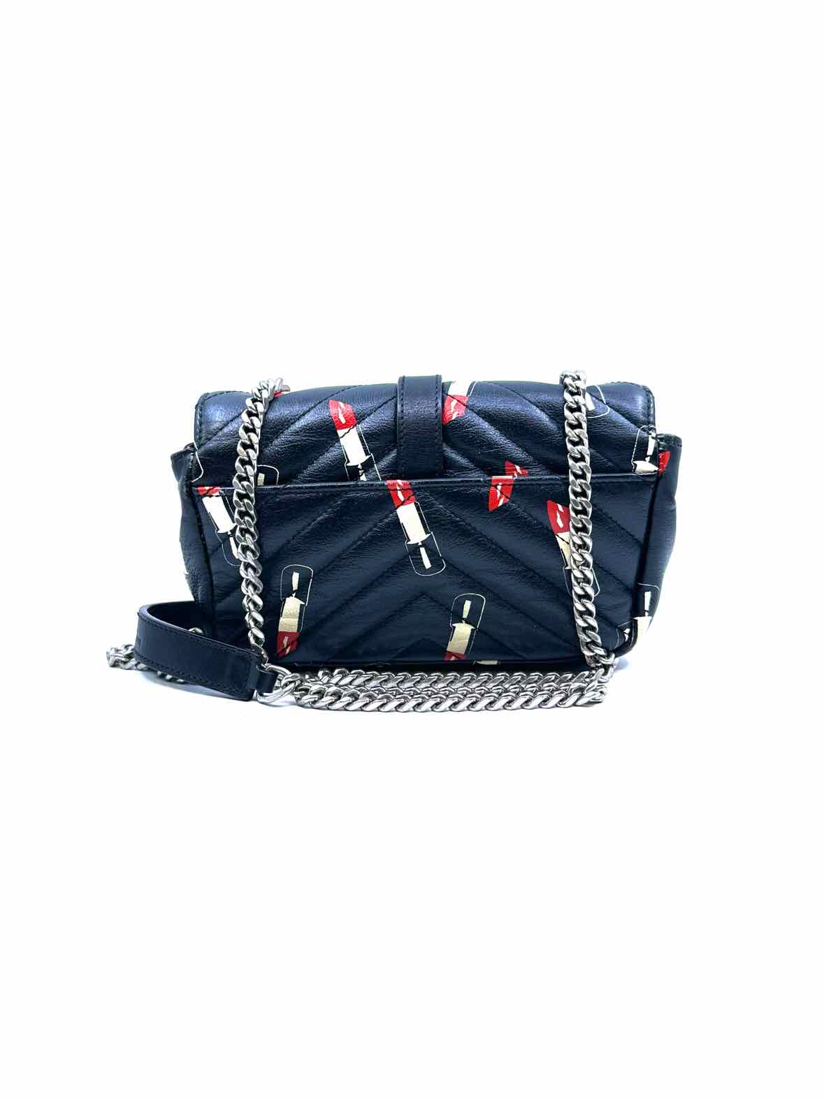 YVES SAINT LAURENT Black Leather Handbag