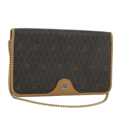 Dior Honeycomb  Canvas Shoulder Bag (Pre-Owned)