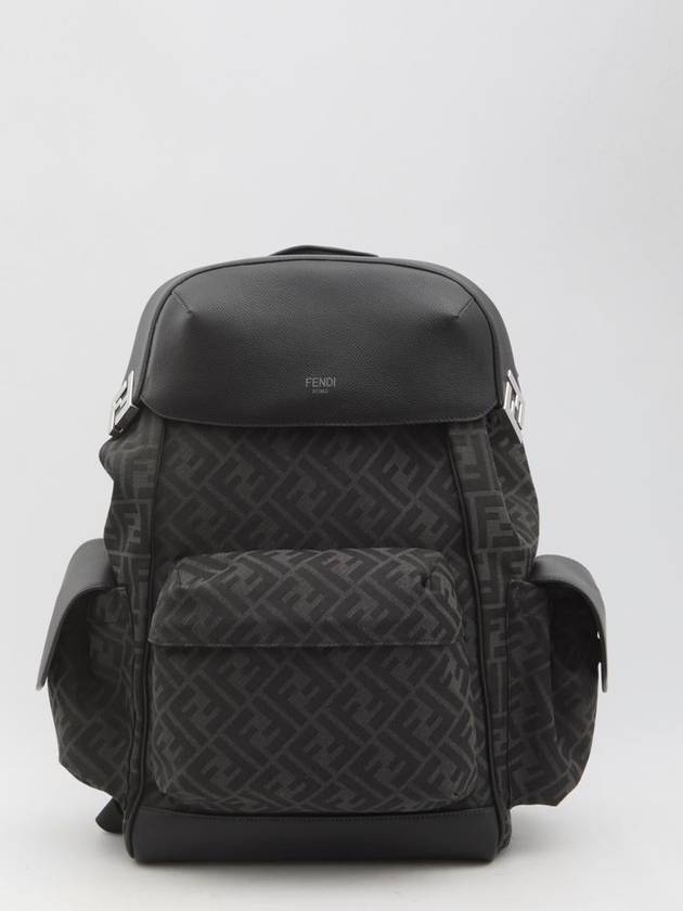Fendi Drive FF Logo Backpack Black