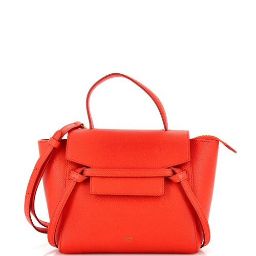 Celine Belt Bag Textured Leather Nano