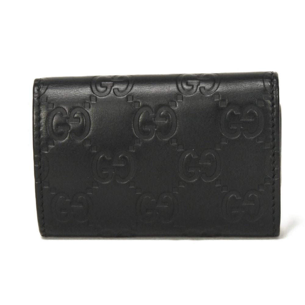 Gucci Gucci Signature Calf Leather Key Case