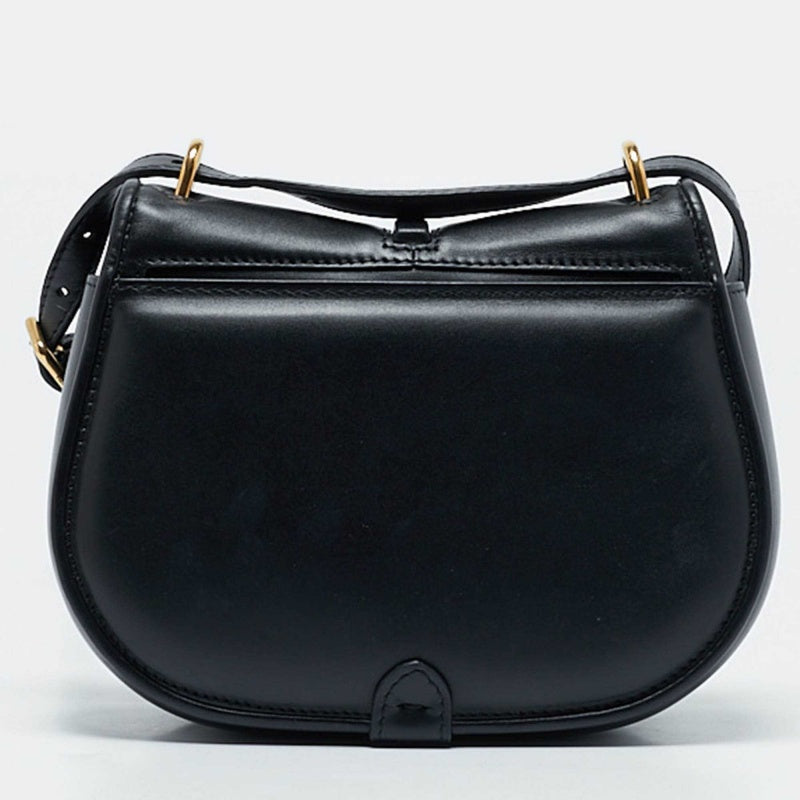 Fendi Black Leather Small C'mon Flap Shoulder Bag