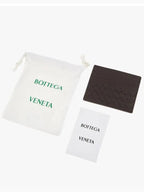 Bottega Veneta Intrecciato Card Wallet Brown