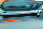 Hermes Wallet H569 Ladies Wallet Blue
