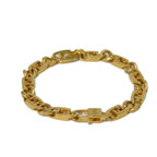 FENDI bracelet 7AJ556 B08 F1HRI plating Matt gold FF logo Bracelet Orlock Chain mens