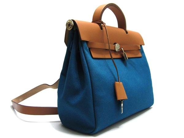 Hermes Herbag H1190S 2way Canvas
