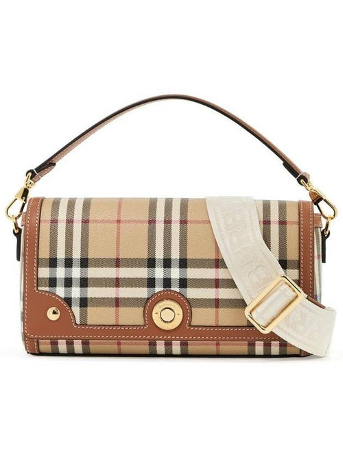 Burberry Check Shoulder Bag Beige