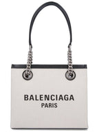 Balenciaga Duty Free Tote Bag White