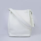 Hermes Nappa Leather Shoulder Bag H2804 white Silver