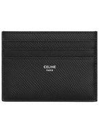 CELINE Grained Calfskin Large Card Wallet Black