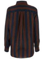 Fendi 24SS Shirt FS8190AWZVF1P2U P24 COCOA NAVY