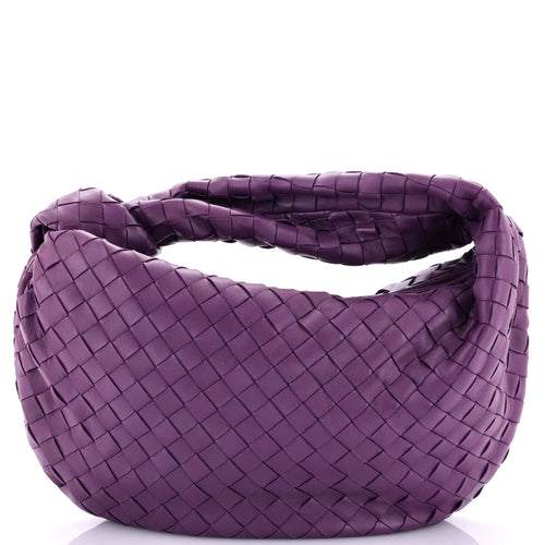 Bottega Veneta Jodie Hobo Intrecciato Nappa Teen