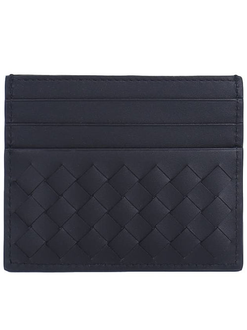 Bottega Veneta Men's Intrecciato Card Wallet Black
