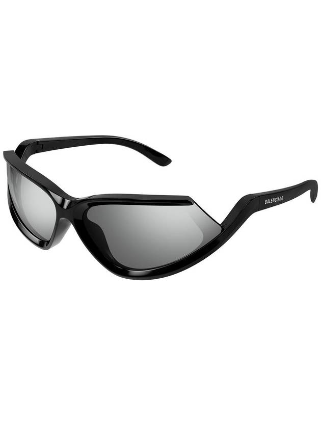 Balenciaga Eyewear Side Expand Mirror Oval Frame Sunglasses