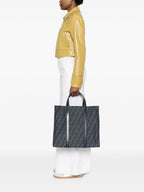 Fendi Men Ff-Jacquard Tote Bag