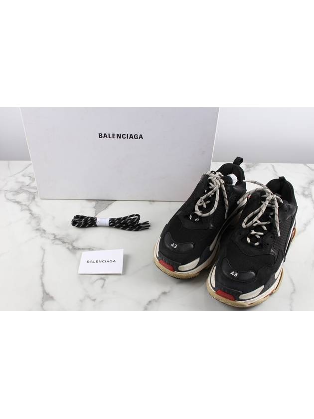 Balenciaga Triple S Black Red 43 280