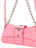 Balenciaga chain shoulder bag pink