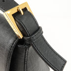 FENDI Zucchino Mamma Baguette Canvas Leather Shoulder Bag 8BR001