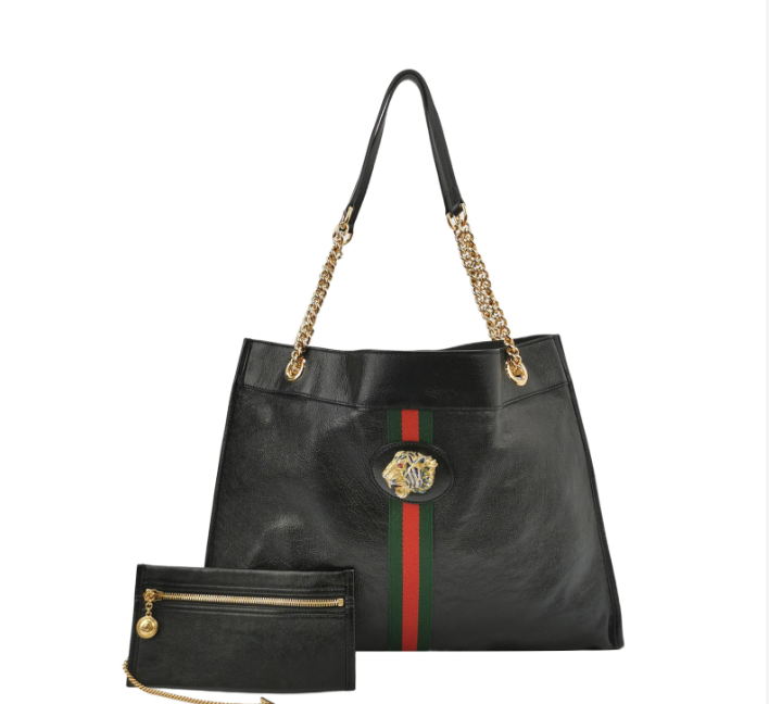 Gucci Rajah tote Bag Large 43cm Black 027850900008