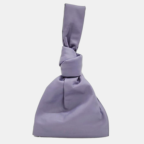 Bottega Veneta Purple Leather Twist Bag