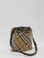 Burberry Check Bucket Bag Beige