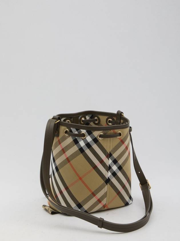 Burberry Check Bucket Bag Beige