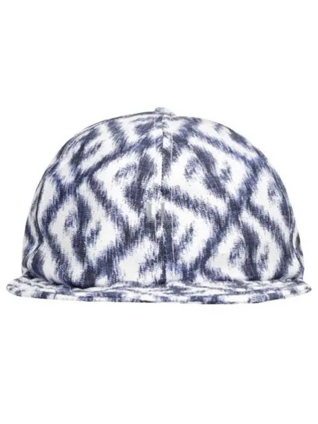 Fendi FF Logo Print Silk Ball Cap