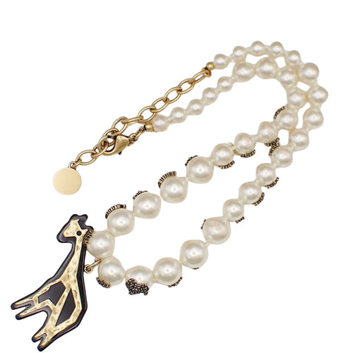 Dior Tribal  ivory Necklace Jewelry (Pre-Owned)