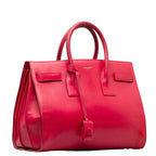 Saint Laurent Cabas Handbag in Calf Leather Pink 324823