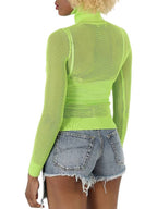 Balenciaga neck polar green