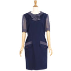 Vint Fendi Fendi Dress One Earrings y Dot Ribbon Cotton  42 (L Equivalent) Naïve Vintage Vintage Vintage