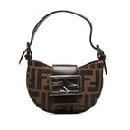 FENDI Mini Zucca Croissant Baguette
