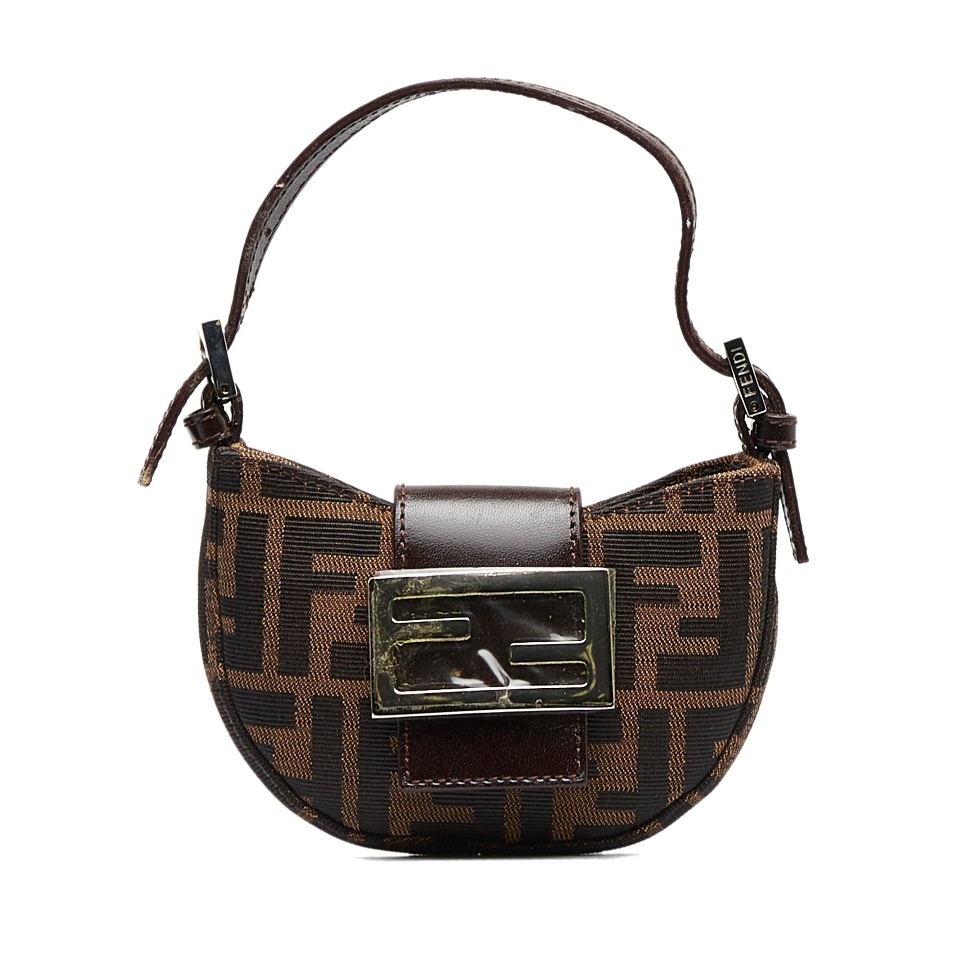 FENDI Mini Zucca Croissant Baguette