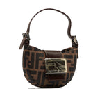 FENDI Mini Zucca Croissant Baguette