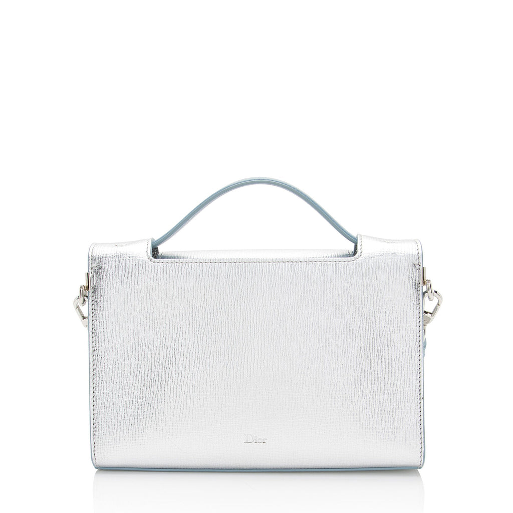 Dior Metallic Calfskin Diorever Top Handle