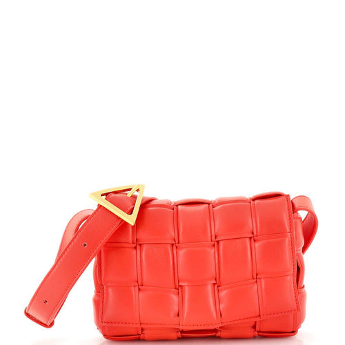 Bottega Veneta Cassette Crossbody Bag Padded Maxi Intrecciato Leather Small