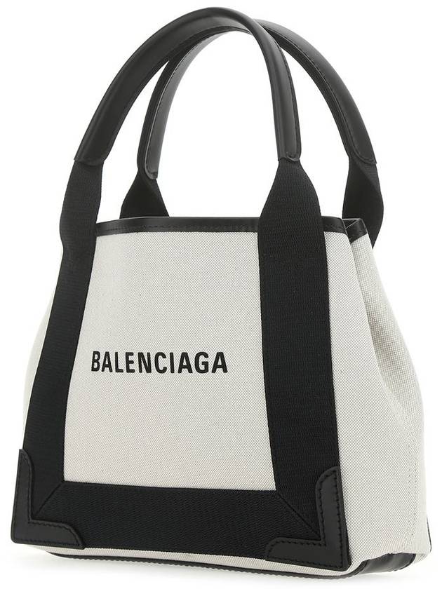 Balenciaga Cabas XS Tote Bag Black Beige