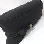 Saint Laurent Hat Casquette Anchor Casquette Anchor Marine er BK Black S  56cm Wool Materials Fashion Other Women  Only