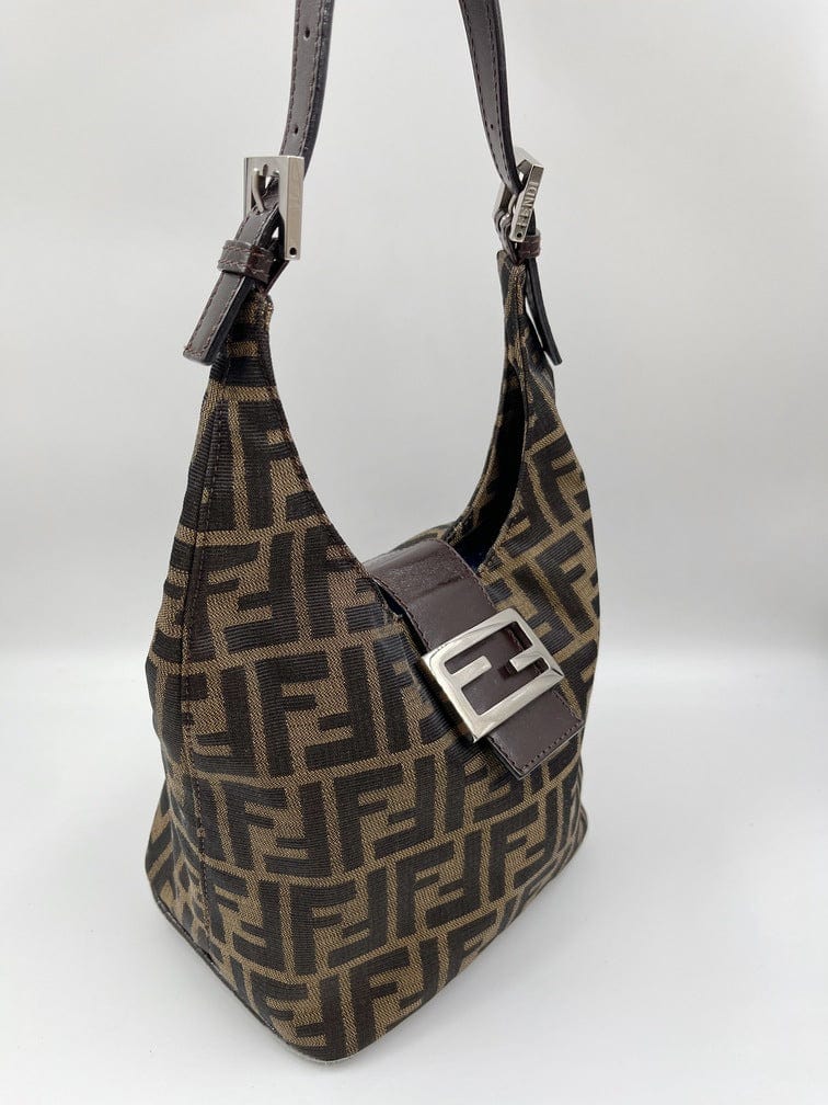 Fendi Zucca Mini Hobo Bag